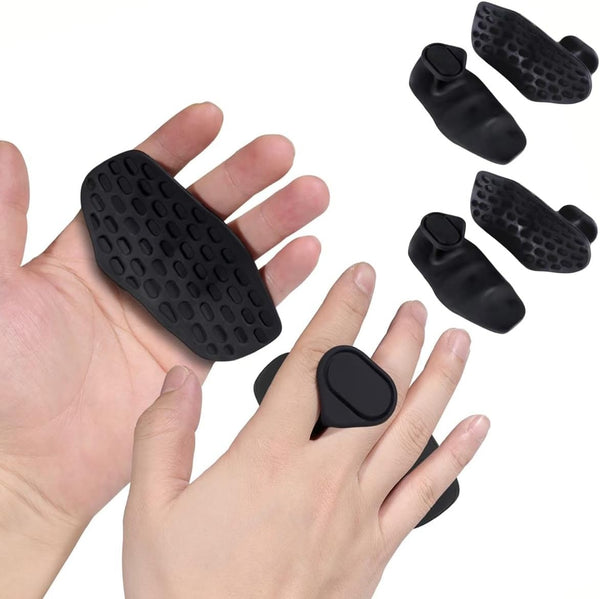 Anti-Slip Workout Grips - Ergonomic Rubber Hand Protector Gloves for Weight Lifting, Pull-Ups, Gym Training and Exercise, for Men and Women