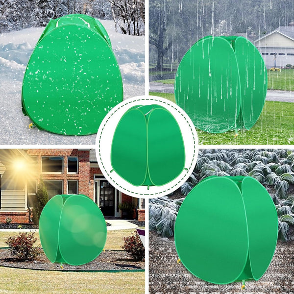 2 Pack Plant Covers Freeze Protection, 28x28x33 Winter Shrub Frost Covers for Outdoor Plants, Warm Plant Protectors Tent for Protecting Fruit Tree Potted Plants and Shrub from Freezing Animals Eating